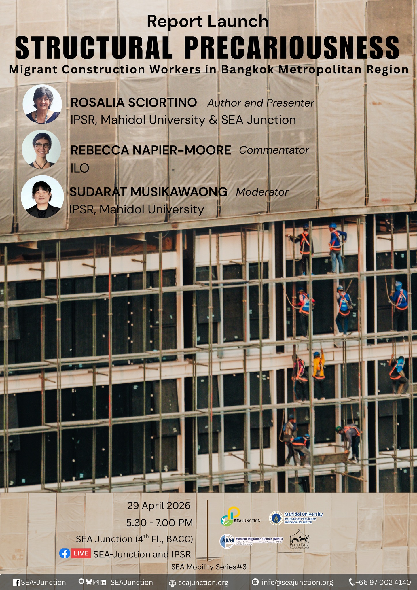 Report Launch | Structural Precariousness: Migrant Construction Workers in Bangkok Metropolitan Region