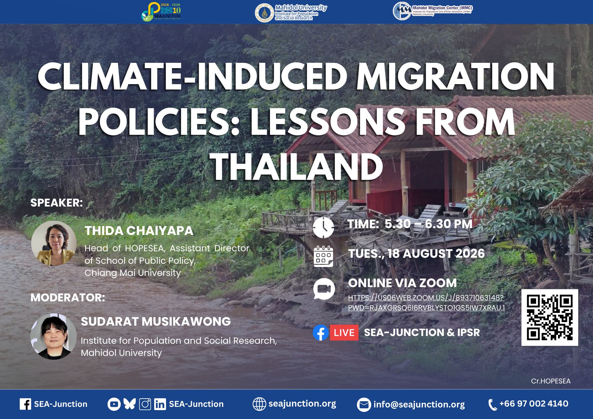 Climate-Induced Migration Policies: Lessons from Thailand